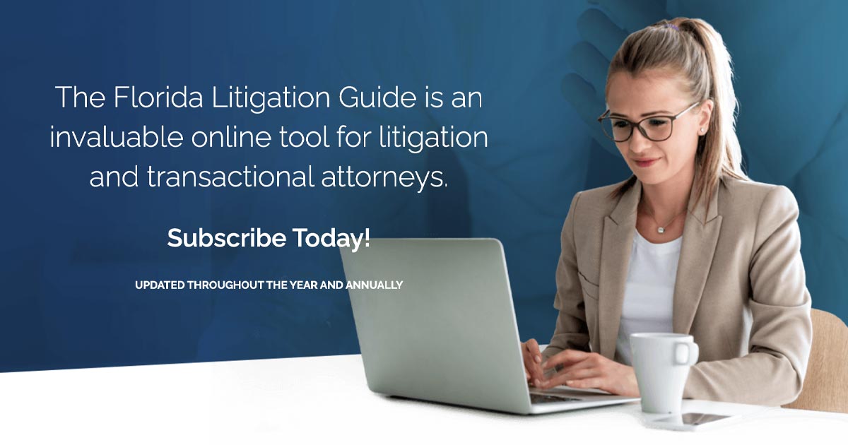 Redeem gift florida litigation guide
